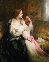 The Mother By Frank Dicksee