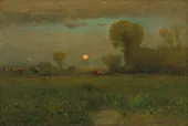 Harvest Moon 1891 By George Inness