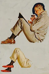 Interwoven Socks 1922 By J. C. Leyendecker