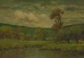 Landscape c1884 By George Inness