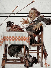 Startled Pilgrim 1920 By J. C. Leyendecker
