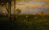 Sundown 1884 By George Inness
