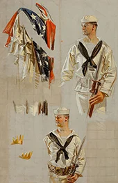 World War I Navy Poster 1917 By J. C. Leyendecker