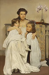 The Artist's Wife and Daughters By William Sargeant Kendall