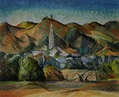 Landscape with Town By Will Henry Stevens