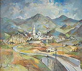 Smokey Mountain Landscape By Will Henry Stevens