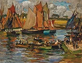 Activities at The Docks By Aloysius O'Kelly