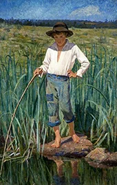 Huckleberry Finn 1885 By Aloysius O'Kelly
