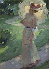 A Summer Day In The Park By Leo Putz