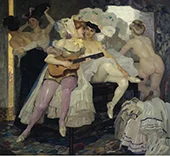 Behind The Scenes 1905 By Leo Putz