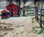 Inn in The Snow By Leo Putz