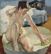 In The Bathtub II 1911 By Leo Putz