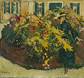 In the Garden c1925 By Leo Putz