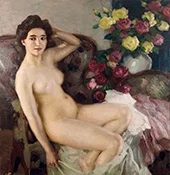 In The Studio By Leo Putz