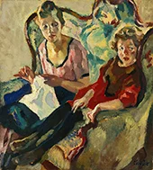 Lisl and Buberl 1920 By Leo Putz