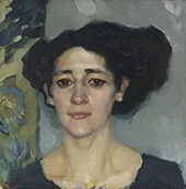 Portrait of a Woman c1910 By Leo Putz