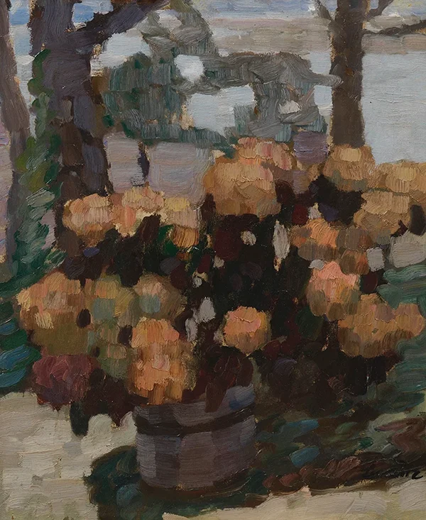 Still Life of Roses c1901 By Leo Putz