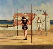 Confrontation ca1970 By Hughie Lee-Smith