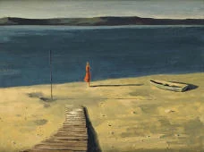 Figure by the Seashore II 1957 By Hughie Lee-Smith