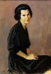Portrait of Helen Smith 1965 By Hughie Lee-Smith