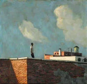 Rooftop 1957 By Hughie Lee-Smith