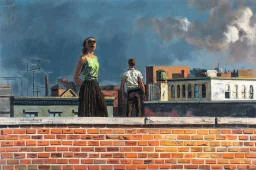 Rooftop 1961 By Hughie Lee-Smith