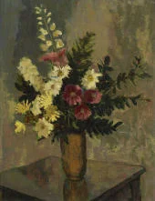 Untitled Floral Still Life By Hughie Lee-Smith