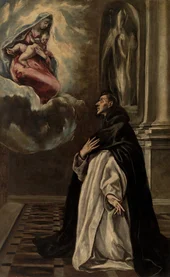 Apparition of the Virgin and Child to Saint Hyacinth By El Greco