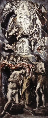 Baptism of Christ By El Greco