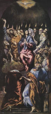 Pentecost By El Greco