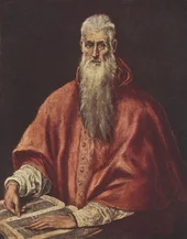 St Jerome as Cardinal By El Greco