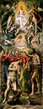 The Baptism By El Greco