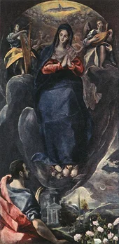 The Virgin of the Immaculate Conception and St John By El Greco