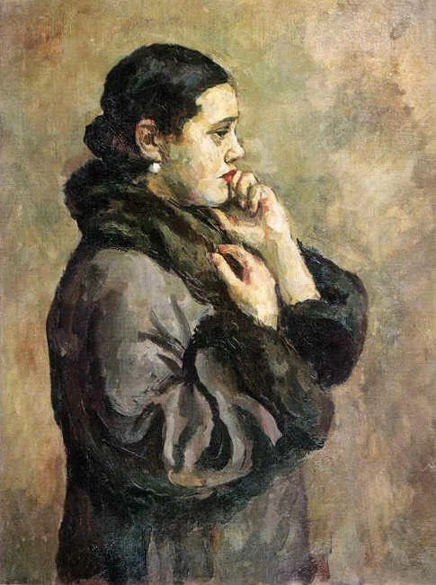 A Girl with No Suitors 1925 By Pyotr Konchalovsky