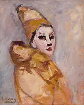 Portrait of a Clown By Emilie Charmy