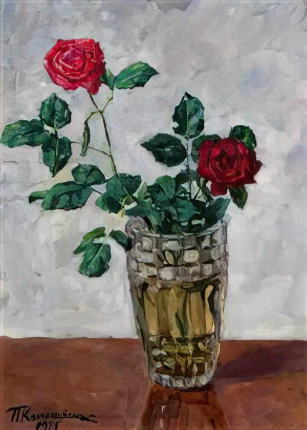 Still Life with Flowers 1955 By Pyotr Konchalovsky