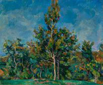 Tree Against the Sky 1923 By Pyotr Konchalovsky
