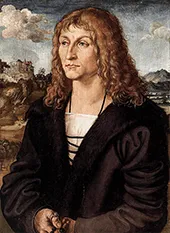 Beardless Young Man By Lucas Cranach the Elder