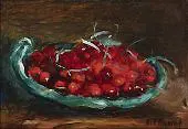 Still Life with Cherries 1920 By Emilie Charmy