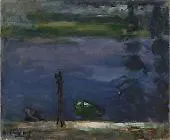 View of the Seine at Ablon By Emilie Charmy