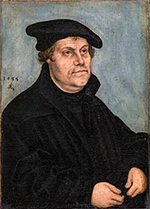 Martin Luther at the Age of 50, 1533 By Lucas Cranach the Elder