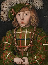Portrait of John Frederick I the Magnanimous By Lucas Cranach the Elder
