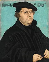 Portrait of Martin Luther, 1543 By Lucas Cranach the Elder