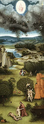 The Last Judgment (Left Panel) By Lucas Cranach the Elder