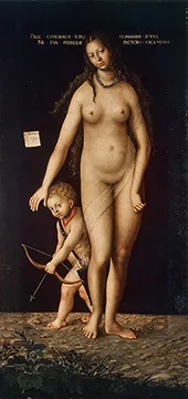 Venus and Cupid By Lucas Cranach the Elder