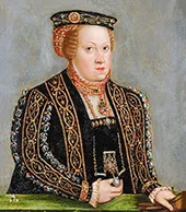 Catherine of Austria By Lucas Cranach the Younger