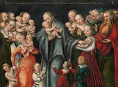 Christ Blessing the Children By Lucas Cranach the Younger