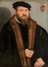 Portrait of a Man By Lucas Cranach the Younger