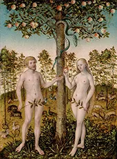 The Fall of Man By Lucas Cranach the Younger