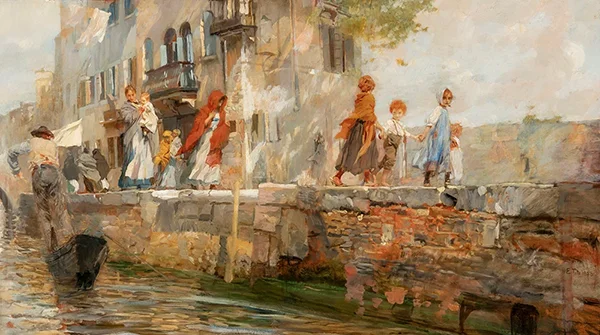 Foundations in Venice By Ettore Tito